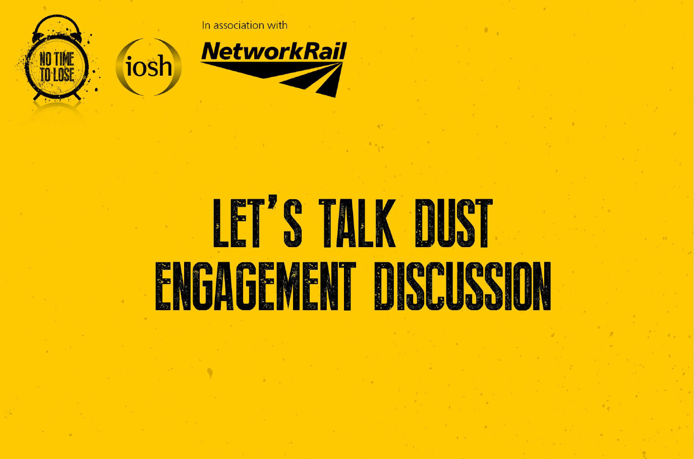 No time To Lose campaign